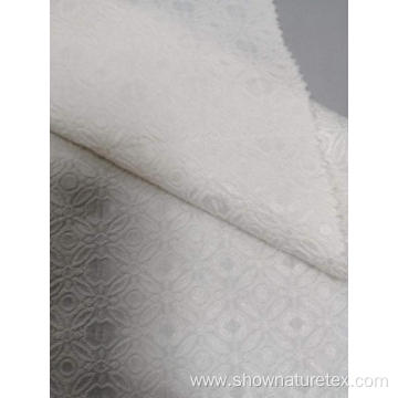 cotton polyester spandex jacquard fabric for lady's dress